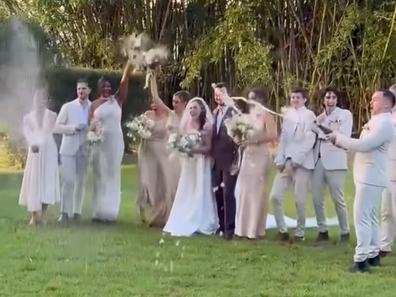 Sophie Delezio and Joseph Salerno wedding