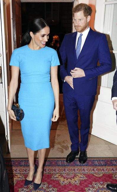 The Duke and Duchess of Sussex attend the Endeavour Fund Awards in London in March 2020.