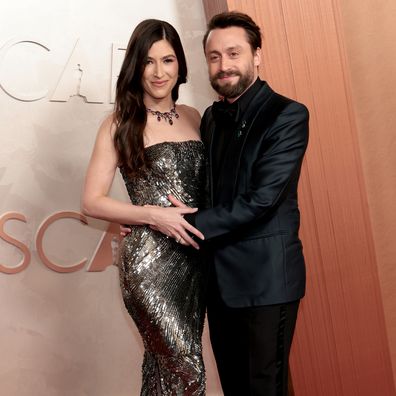 Jazz Charton and Kieran Culkin attend the 97th Annual Oscars at Dolby Theatre on March 2, 2025 in Hollywood, California.