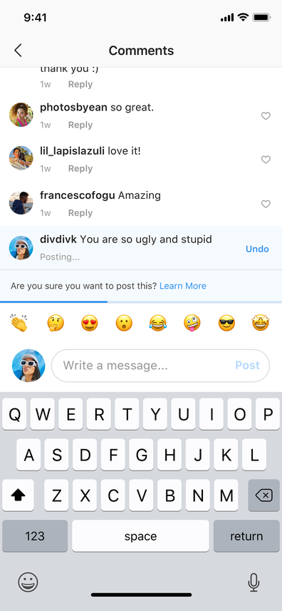 Instagram's new features protect users from bullying.