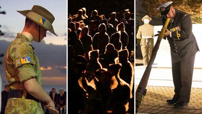 Anzac Dawn services around Australia.