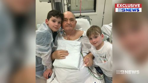 NSW Ambulance paramedics say the teachers' quick actions increased Bill's rate of survival by 75 percent. Picture: 9NEWS.