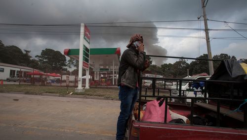 Thousands flee as Guatemala’s Volcano of Fire erupts again