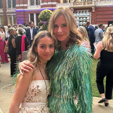 Trinny Woodall with daughter Lyla Elichaoff.