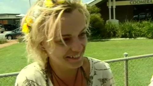 Jess, 24, told reporters she thought the stunt was "hilarious". (9NEWS)