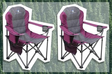 9PR: Northroad Oversized Portable Camping Chair, Purple