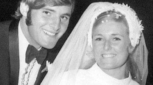 Chris and Lyn Dawson on their wedding day. Lyn disappeared in 1982 and no body has ever been found.