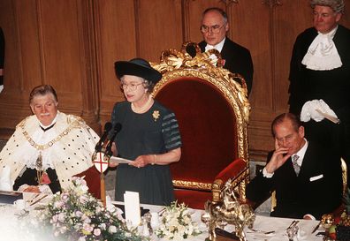 The Queen's speech at Guildhall on her 40th Anniversary, in 1992 - the "Annus Horribilis".