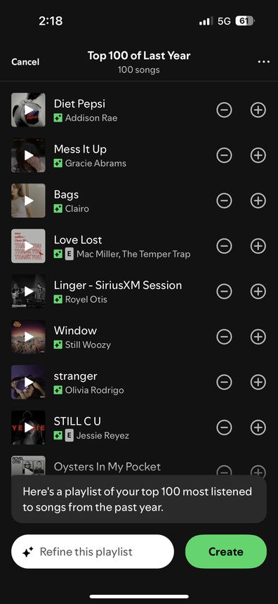 Spotify Wrapped hack