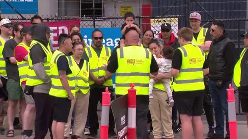Woolworths shelves are bare and stores are running low on stock as strikes force the closure of five distribution centres.