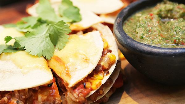 Mexican tortilla stack