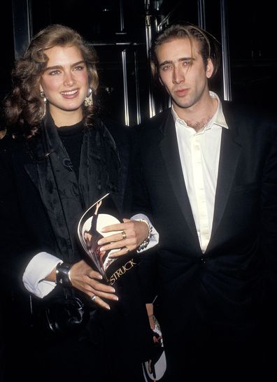 Nicolas Cage and Brooke Shields 
