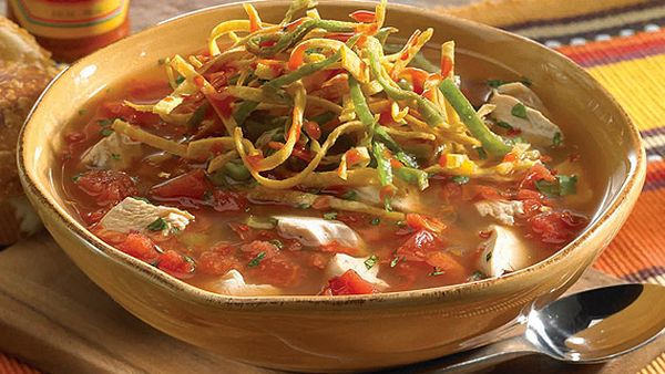 Chipotle chicken tortilla soup