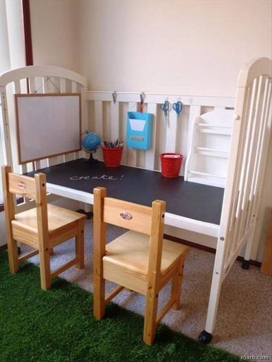 Clever ways to hack your child's cot after they grow out of it 