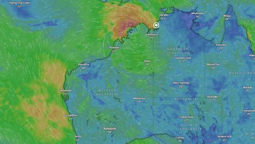 Prevê-se que Narelle se mova para o mar e desça a costa oeste da Austrália.