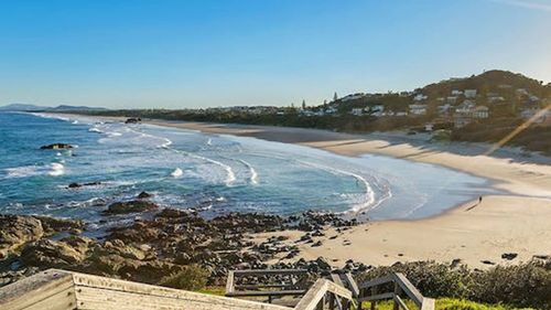 Lighthouse Beach is a long stretch of sand south of Port Macquarie.