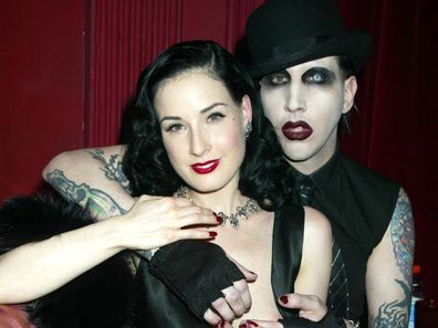 Dita Von Teese, responds, abuse allegations, ex-husband Marilyn Manson