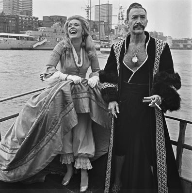 Sally Ann Howes and Peter Wyngarde
