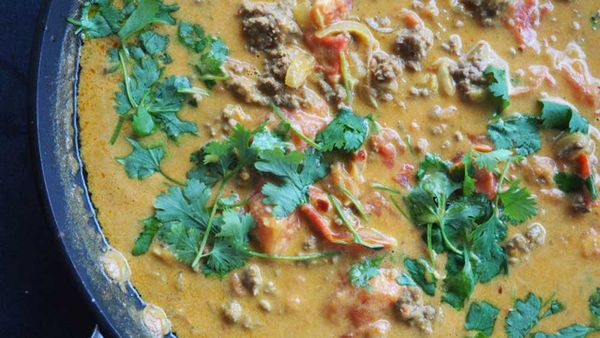 Curried mince