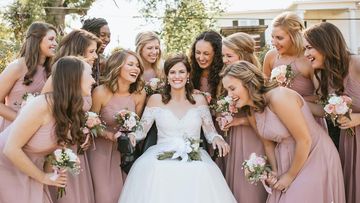 Mississippi woman Anne Claire Waldrop has described her fears of being forced to attend her own wedding in a wheelchair after a car accident left her with quadriplegia. (Lexie Merlino Photography)