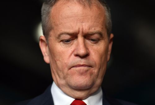 Labor leader Bill Shorten has greeted pubgoers in north-western Tasmania, after a day absent from the by-election campaign trail. Picture: AAP