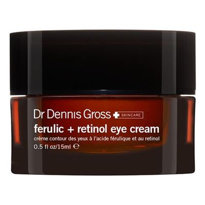 <a href="http://www.sephora.com/ferulic-retinol-eye-cream-P388622" target="_blank">Dr Dennis Gross Skincare Ferulic Retinol Eye Cream, $99.</a>