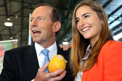 frances lock tony abbot daughter second child