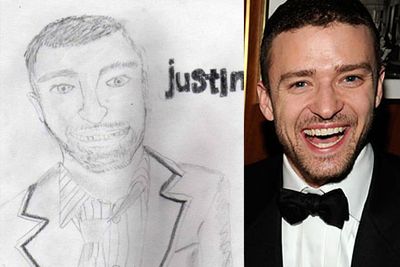 Fans pay tribute to their favourite celebs with these 'interesting' artworks.<br/><br/>Pics via <i>Buzzfeed</i>, <i>tumblr</i> and the world wide web.