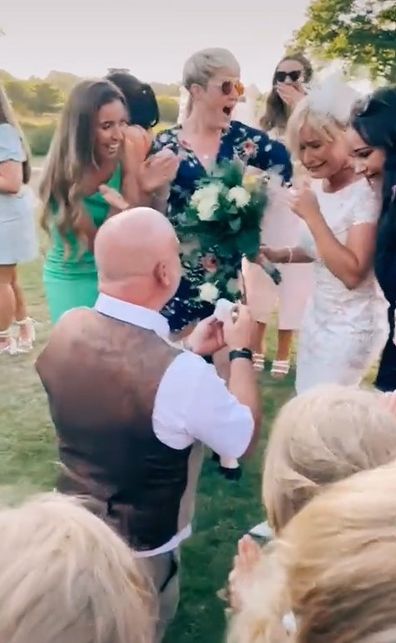 Bride orchestrates mother's proposal at her wedding. Tiktok