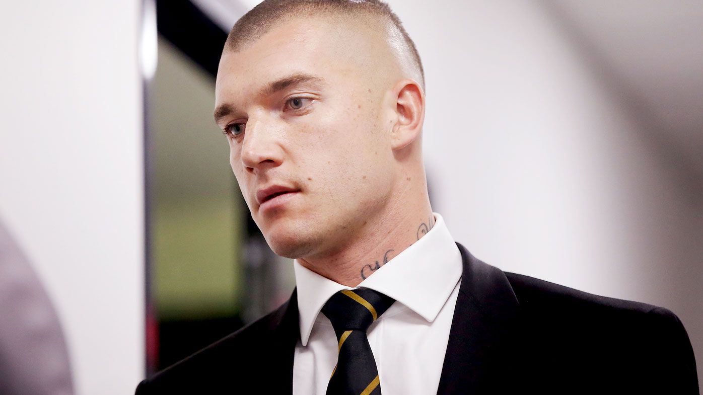 Dustin Martin's two-match suspension reduced to one after AFL Tribunal downgrades elbow impact from 'medium' to 'low'