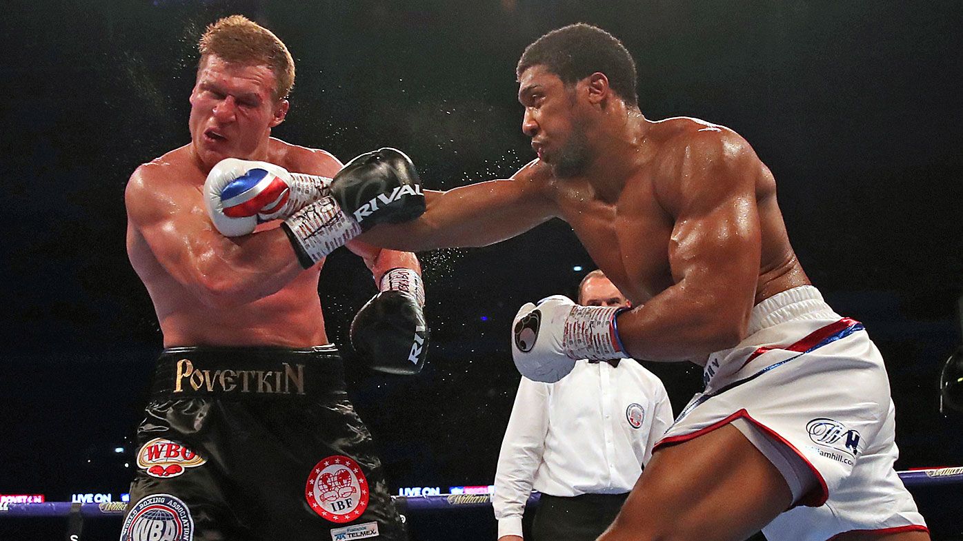 Anthony Joshua delivers a knockout punch