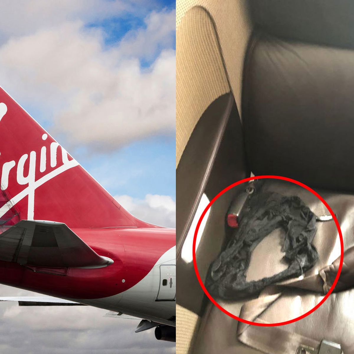 Virgin Atlantic passengers 'horrified' to find stranger's dirty pair of  knickers on their seat before take-off