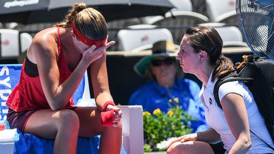'Probably 50 degrees on the court': Tennis stars suffer in brutal conditions