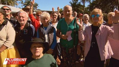 Logan locals are protesting the acquisition of Joncia Gardens.