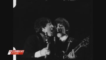 Chance purchase at Sydney flea market uncovers unseen footage of the Beatles 