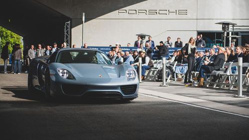 A 918 Porsche Spyder which went for a mere AUD$1.4m.