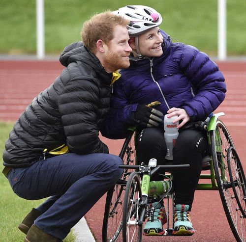 Ms Pollock was taking a break from competing for a spot on the United Kingdom's Invictus Games team. (AAP)