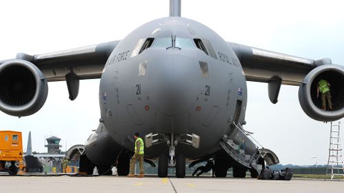 RAAF plane delivers ammunition to Kurds