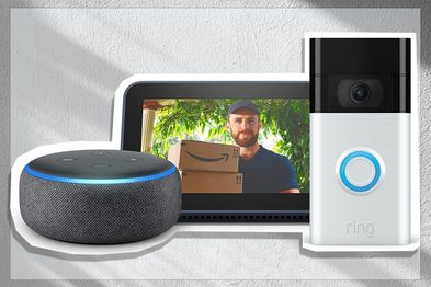 9PR: Smart Home Starter Bundle - Ring Video Doorbell 3, Echo Dot (3rd Gen) and Echo Show 5 (2nd Gen)