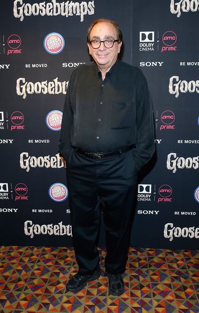 R.L. Stine attends Goosebumps New York premiere at AMC Empire 25 theater on October 12, 2015 in New York City.