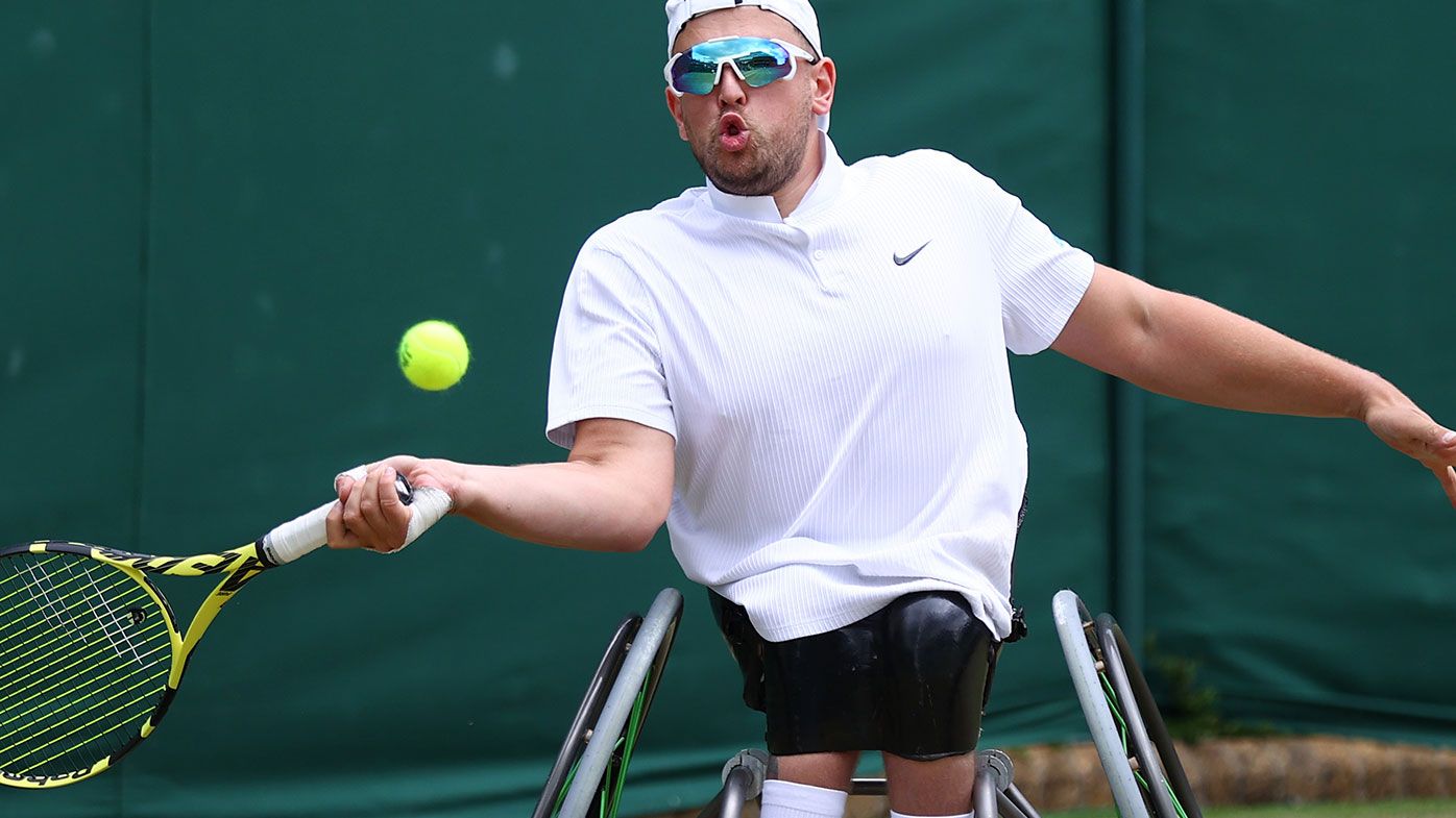 Dylan Alcott is through to the Wimbledon final.