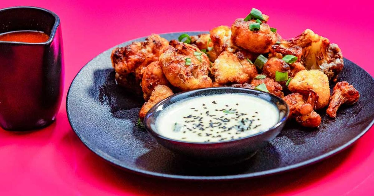 Family Food Fight: The Giles' Buffalo Cauliflower with Blue Cheese - 9Kitchen