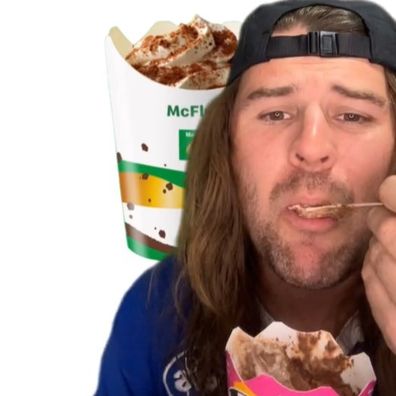 TikToker Russ Eats tries Milo McFlurry