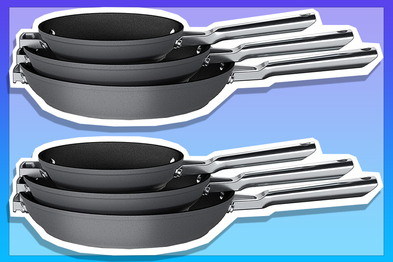 9PR: Ninja C53000 Foodi NeverStick Premium 3-Piece Fry Pan Set