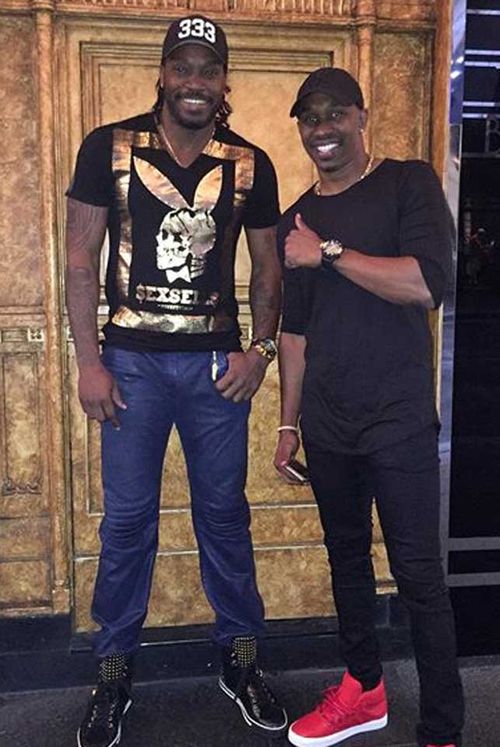 Chris Gayle and Dwayne Bravo in an Instagram post yesterday.