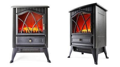 Flame effect fireplace stove, Kmart