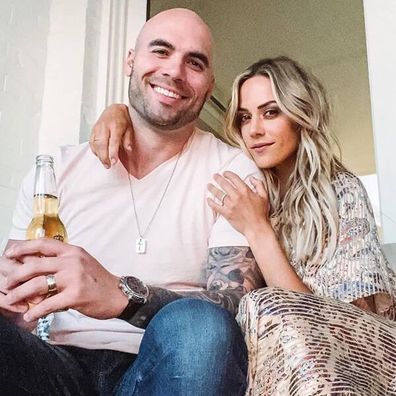 Jana Kramer and Mike Caussin.