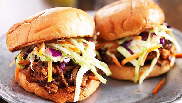 Ben Farley's tomato and chipotle pulled pork sliders