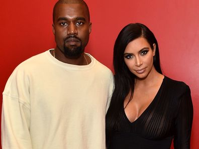 Kanye West dan Kim Kardashian pada 2015.