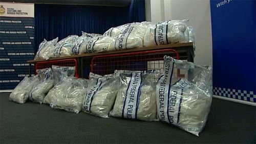 The drugs have an estimated street value of $1.5 billion. (9NEWS)